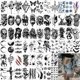 thumbnail image 5 of Tatuajes temporales JEEFONNA, 72 hojas para hombres, mujeres y adultos, 5 of 7