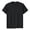 Black, variant on Krdevn Men's Casual Soft and Comfortable Cotton T Shirt with Round Neck and Short Sleeves,M