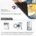 thumbnail image 2 of Butterflies Sunflowers Dishwasher Magnetic Covers Magnet Sticker Kitchen Decor Dishwasher Refrigerator Front Door Covers Decorative Magnetic 23" x 26", 2 of 5