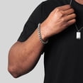 thumbnail image 4 of Invicta Jewelry Men's Polished Box Chain Steel Bracelet (8mm) - 9", 4 of 8