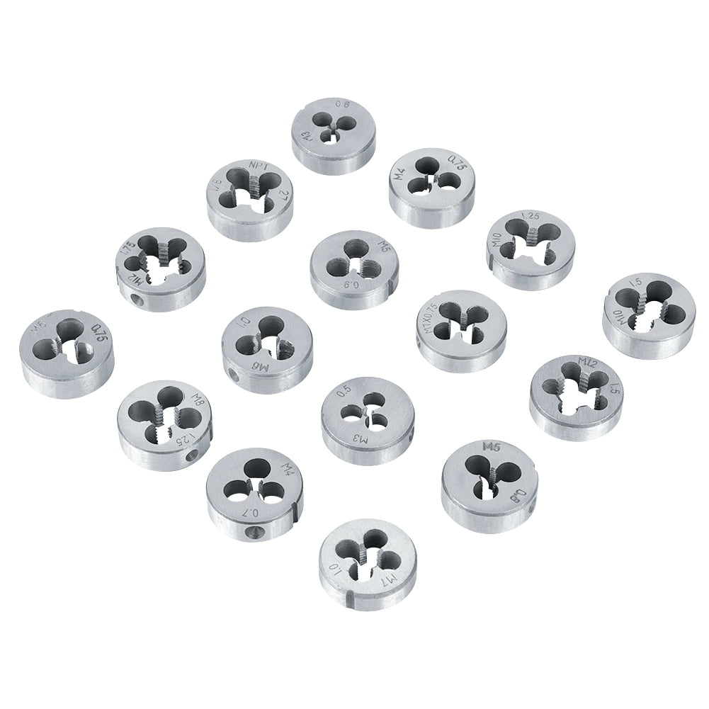Zyyini Tapping Tool, Tap Wrench,40Pcs M3- Screw Nut Tap and Die Set with Wrenches and Thread Gauge Heavy Duty Hand Tools