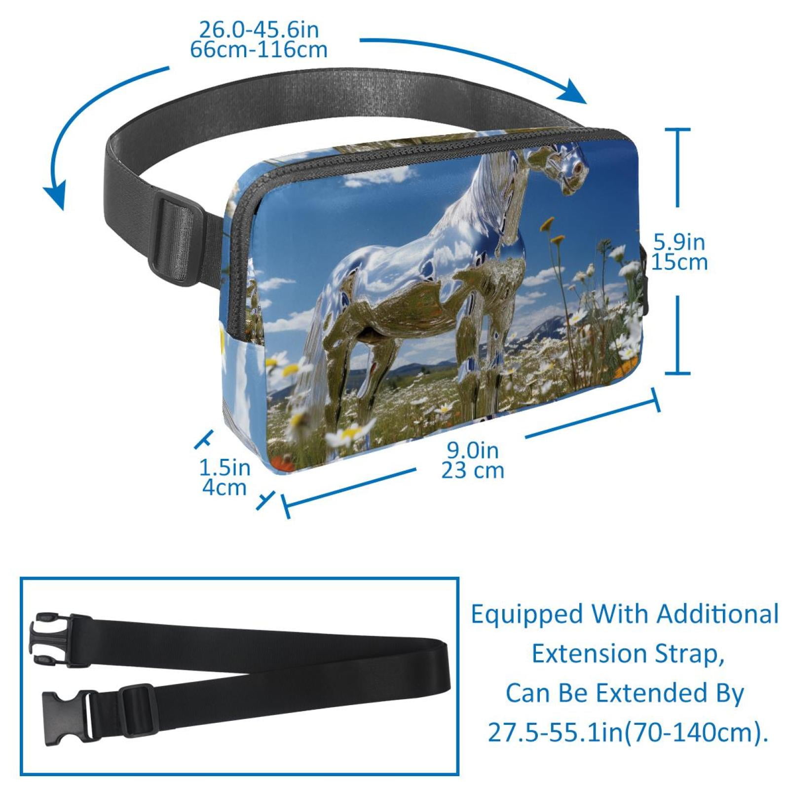 Cartoons Lightweight Adjustable Running Belt with Extension Strap for Unisex - Fanny Pack Waist Bag for Fitness and Exercise