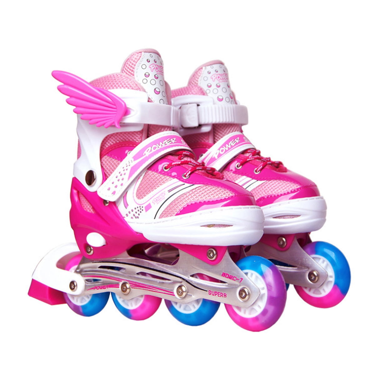 Adjustable Inline Skates Adults Kids Rollerblades Roller Skates with