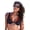 Black Cinnamon Shimmer, variant on Women's Underwire Shimmer Peekaboo Bikini Top