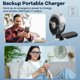 thumbnail image 3 of Ventilador nebulizador portátil HandFan, 5200 mAh, recargable, 34 ml, negro, 3 of 9