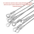 thumbnail image 4 of Kenally Limitador de bisagra de 4 Uds., Cable trenzado práctico para puerta, armario, accesorios de columpio, cuerda de restricción, Bombillas para automóviles, 4 of 6
