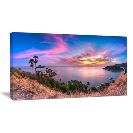 Design Art Promthep Cape Best Phuket View Point Photographic Print on Wrapped