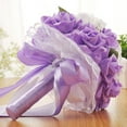 thumbnail image 3 of Long Planter with Fall Table Decorations Garland outside Roses Bridal Bridesmaid Silk Bouquet Flowers Wedding Home, 3 of 3