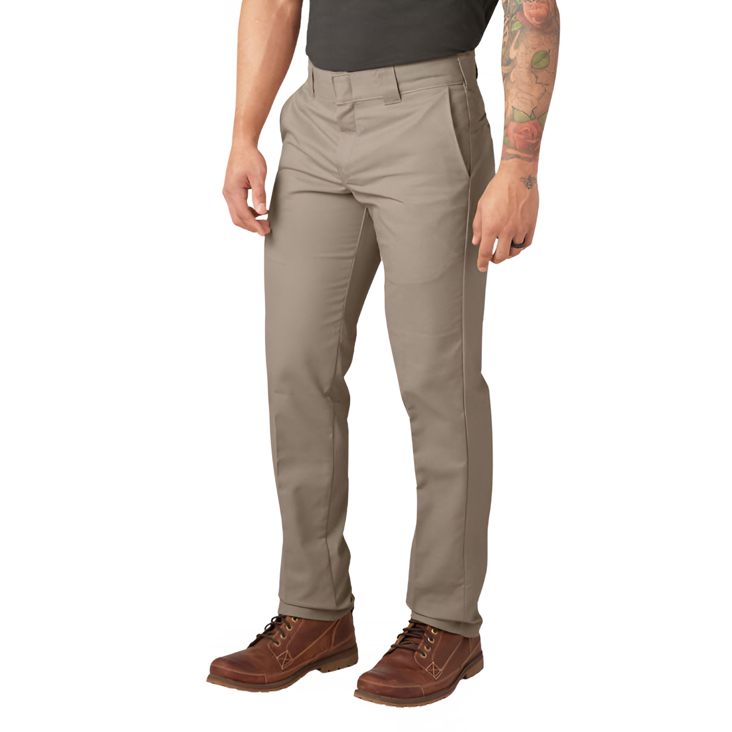 Dickies Men s Slim Fit Tapered Leg Multi Use Pocket Work Pants Desert Sand 34x30 Walmart