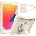 thumbnail image 1 of iPad 9th Generation Case iPad 8th/7th Generation Case with Screen Protector Pencil Holder 360 Stand Hand Strap Kids Shockproof Heavy Duty Rugged Cover for iPad 10.2 2021/2020/2019, 1 of 7