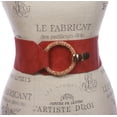 thumbnail image 2 of Women's 3" (75 mm) Wide High Waist Fashion Stretch Belt with Ring Hook Buckle, 2 of 3