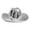 Silver, variant on Hontri Cowboy Hat Hat New Prom Party Reflective Fisherman Cowboy Hat Performance Hat Prom Cowboy Hat Cowboy Hats for Women Silver