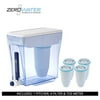 ZeroWater 20 Cup Ready-Pour Pitcher with 5 Filter & Water Quality Meter, ZD-20RP