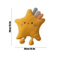 thumbnail image 2 of Hwkond Large Throw Pillows Star Clouds Pillows Soft Plush Toy Doll Bed Sleep Cushion Cute Doll Pillows Material Soft And Comfortable,Yellow, 2 of 5