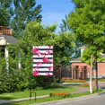 thumbnail image 6 of Wukai Pink Flamingos Garden Flags Double Sided Welcome Garden Yard House Flags Outside Outdoor House (Only Flag), 6 of 8