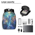 thumbnail image 4 of Xecao Colorful Winged Dolphin print Travel Backpack, Large Computer Backpack for Men Women, College School Rucksack Book Bag, 4 of 5