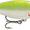 Silver Fluorescent Chartreuse, variant on Rapala Shad Rap 05, Fishing Lure, Blue Back Herring