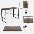 thumbnail image 1 of Escritorio plegable HOMEMAKE FURNITURE para computadora Sin Ensamblaje, 1 of 11