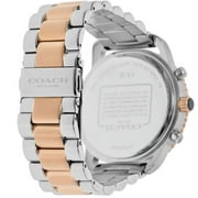 Coach Cruiser Black Chronograph Dial Two-Tone Steel Mens Watch 14602597