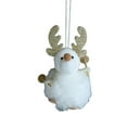 thumbnail image 3 of MXTPOV Exquisite Christmas Decorations for Christmas Tree, Plush Cute Deer Ornaments Hanging for Backpack Party Car Home Decor, White, 3 of 6