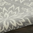 thumbnail image 3 of Nourison Jubilant Geometric Floral Ivory/Grey 7' x 10' Area Rug, (7' x 10'), 3 of 9