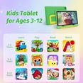 thumbnail image 4 of Android 14 10'' Kids Tablet,14GB+64GB with Quad-Core Processor, Expandable Memory to 1TB,Support 5G WiFi,5000 mAh Battery,Eye Care HD Display with Kids Education,Green, 4 of 8