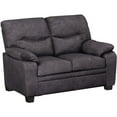 thumbnail image 4 of Home Square 3 Piece Set with Upholstered Chair Sofa and Loveseat in Charcoal, 4 of 10