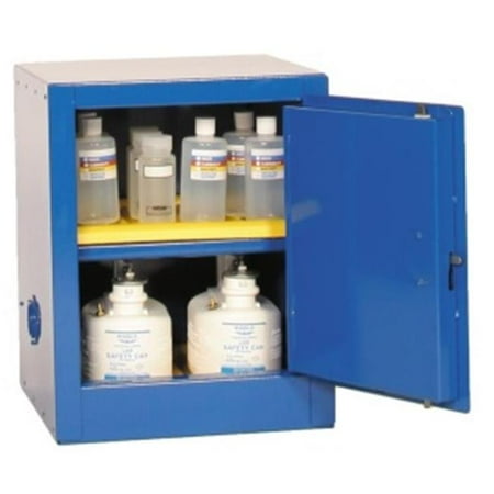 Eagle Safety Storage Cabinets - Eagle Cra-1924 Acid And Corrosive Safety Storage Cabinets - Blue One Door Self-Close One Shelf
