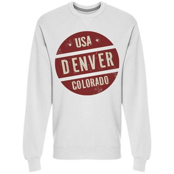 Usa Denver Colorado Graphic Sweatshirt Men -Image by Shutterstock, Male Small