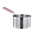 thumbnail image 1 of Colador de pasta de cocina Colador de fideos Utensilio de cocina Acero inoxidable Freír 16 centímetros, 1 of 8