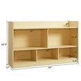 thumbnail image 3 of Kids Toy Storage Organizer, 5-Section Bookshelf for Organizing Books Toys, Wooden Storage Cabinet Daycare Furniture for School, Classroom Playroom, Nursery, Kindergarten, 3 of 6