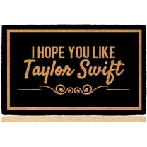 Funny Door Mats Bless-I Hope You Like Taylor-Outdoor Indoor Doormat Washable, Non Slip Absorbent Mats for Bathroom Kitchen Doormats Floor Door Rug 17 30inch.