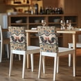 thumbnail image 5 of TSOVTHRID Chair Back Slipcovers Chair Back Cover Stretchable Chairs Back Protector Cover for Home Holiday Kitchen Dining Room Decoration, Boho Mandala Floral Rooster Chicken Print, Set of 4, 5 of 7