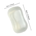 thumbnail image 2 of White Translucent Bar Shaped Squishy Stress Toy with Soft Squeeze Texture, Single Piece, for Relaxation Relief, Sensory Squeeze Toy, 2 of 3