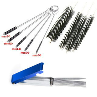 20 Needle Wires Brush Tool 13 Carb Dirt Jet Cleaner Set Carburetor Cleaning  Kit