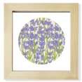thumbnail image 1 of Planta de pintura de flores de lavanda Pantalla de escritorio de pared de fotograma cuadrado, 1 of 4