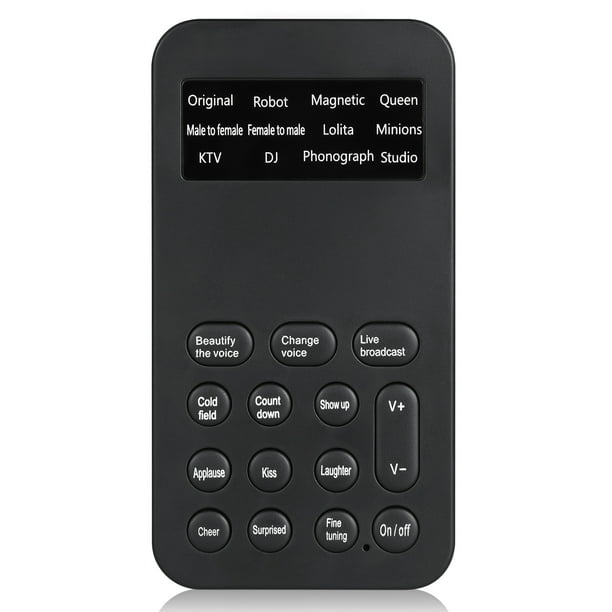 i9 Changeur de Voix Vocale Carte Son Sur Téléphone Mobile Avec Micro,  Réduction de Bruit Intelligente Bluetooth Carte Pour le Jeu en Direct du Jeu