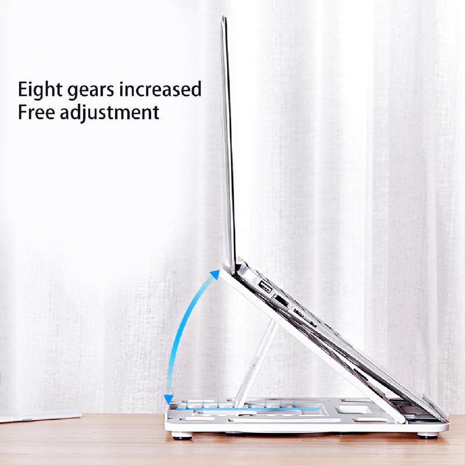 HGYCPP Portable Laptop Stand Adjustable Computer Riser Bracket 360° Rotating for 11-17"