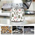 thumbnail image 6 of Yayeee Ashtray with Lid for Cigarette Smokeless Stainless Steel Home Ash Holder, Green Christmas House, 6 of 7