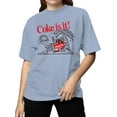 thumbnail image 2 of Officially Licensed Coca Cola Coke is It! Vintage Beach Vibes Women's T-shirt, 2 of 3