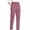 Red, variant on XFLWAM Women's Corduroy Trousers Elastic Waist Winter Thermal Pants with Pockets Casual Solid Color Straight Leg Trousers