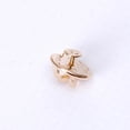 thumbnail image 5 of 20 piezas broche Diy cierres redondos Pin tachuelas de corbata alfileres en blanco con embrague trasero plateado, 5 of 5