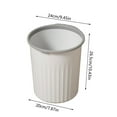 thumbnail image 2 of Sturdy Polypropylene Can Lightweight Durable Container for Kitchen Bathroom Home Easy Cleaning, 2 of 4