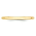 thumbnail image 3 of 14KY 2mm LTW Half Round Band Size 6.5 in 14k Yellow Gold, 3 of 3