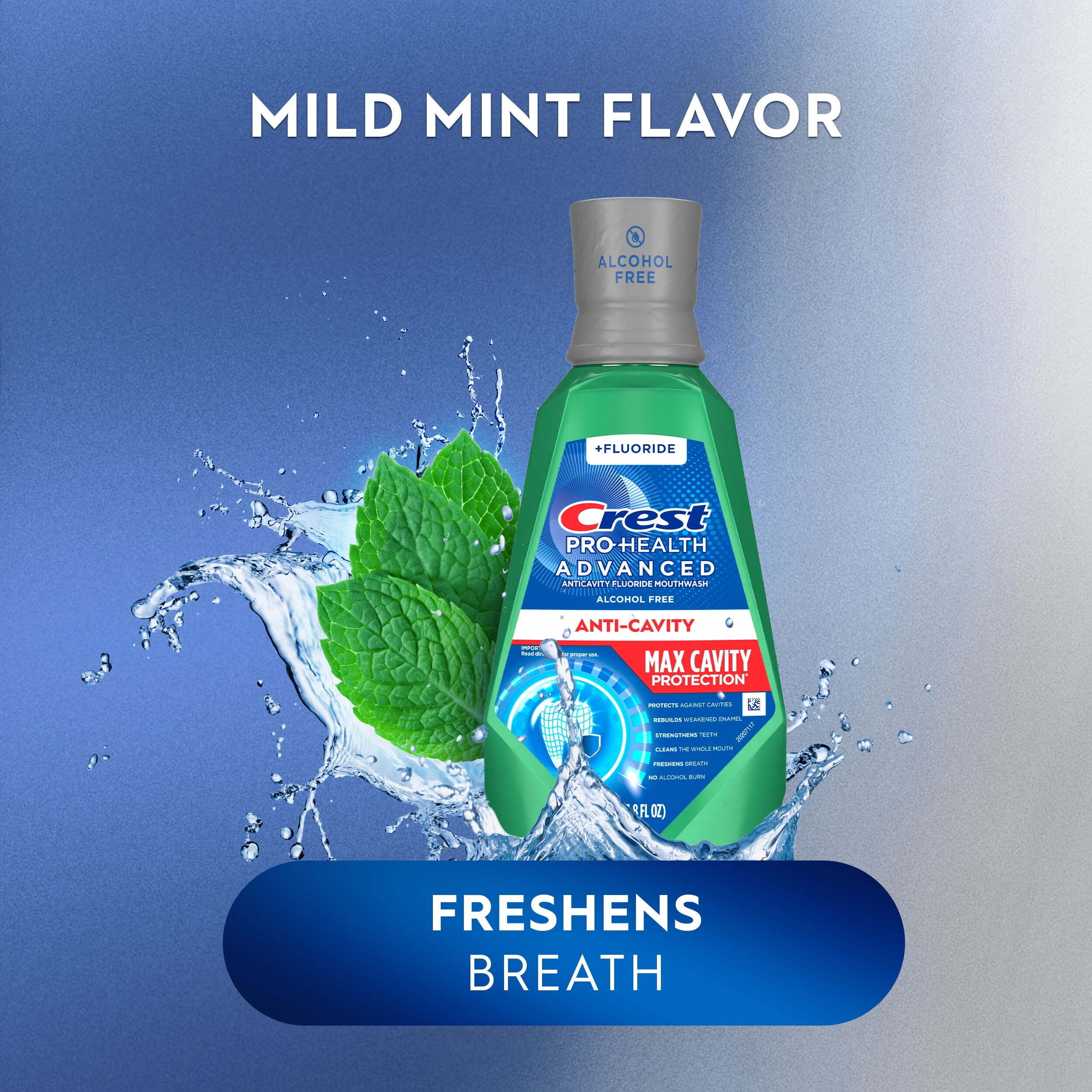 Crest Pro-Health Advanced Max Cavity Protection Mouthwash - Mild Mint - 500mL