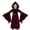 j69-Red, variant on LIIPEE Girls Halloween Kids Bell Long Sleeve Hooded Dresses Party Performance Clothes,XS