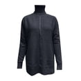thumbnail image 4 of IROINNID Womens Sweater Turtleneck Pullover Sweater Solid Color Casual Mid-Length Long Sleeve Button Knitting Sweatshirt Tops Blouse Shirt Sweater, 4 of 7