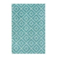 thumbnail image 3 of Unique Loom Trellis Shag Collection Area Rug - Ruth (6' x 9' Rectangle Aqua/Ivory), 3 of 9