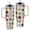 Cat, variant on Black Cat & Floral Tumbler 40oz with Handle and Straws, Leak - proof, Stainless Steel Insulated Travel Coffee Mugs Vintage Flora & Cute Cat Print Cup Gifts for Women, Girls, Birthday, Christmas