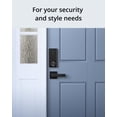 thumbnail image 3 of Tirador de puerta eufy Security Square negro mate, se adapta a todos, 3 of 4